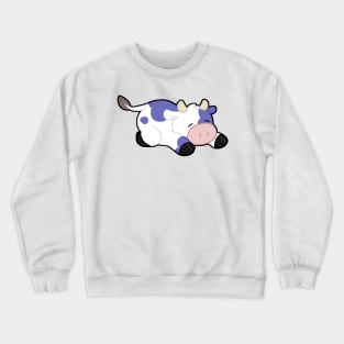 Sleepy Cow - Blue Crewneck Sweatshirt